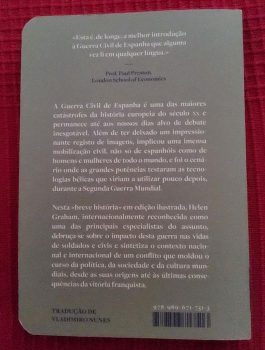 Breve história da guerra Civil Espanhola - Helen Graham