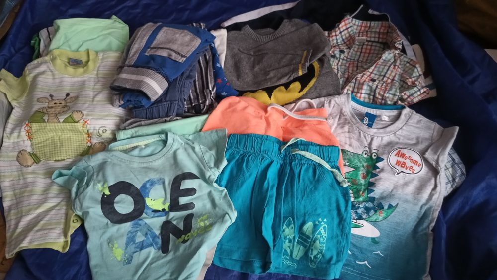 Paczka ubrań dla chłopca używane r.80 26szt