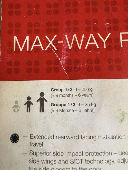Fotelik samochodowy Britax Romer Max Way Plus