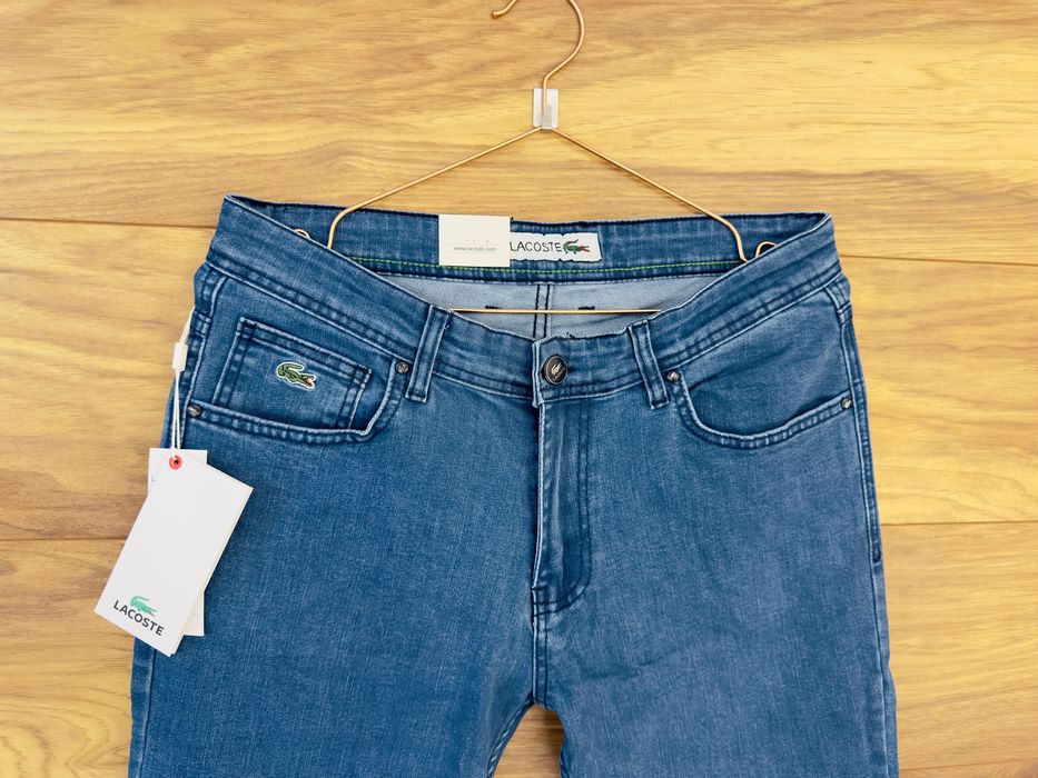 Lacoste spodnie jeansowe męskie