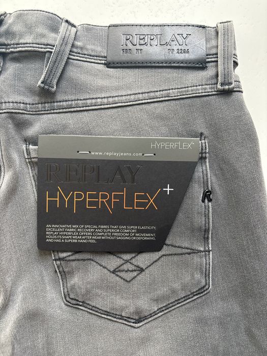 Jeansy męskie Replay 29/32 Anbass Hyperflex nowe