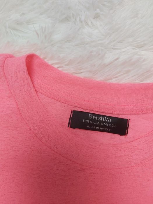 Bershka neonowy top rozm s