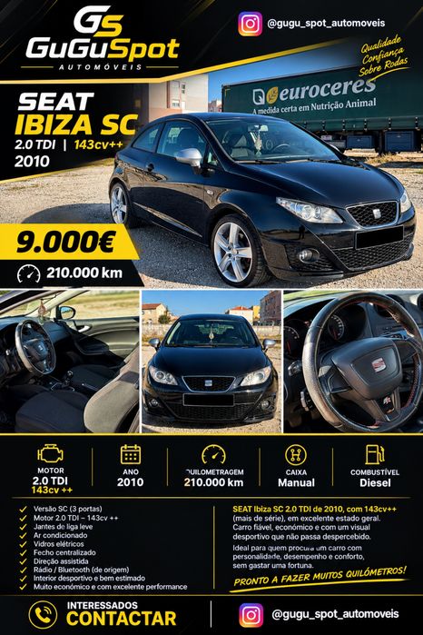 Seat ibiza sc 2.0 TDI 143cv ++