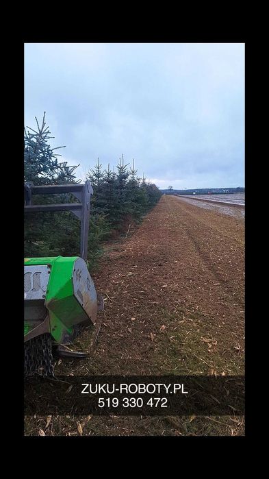 MULCZER LESNY i WGŁĘBNY czyszczenie działek i wycinka drzew