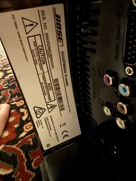 Bose Acoustimass 10 system głośników kino domowe
