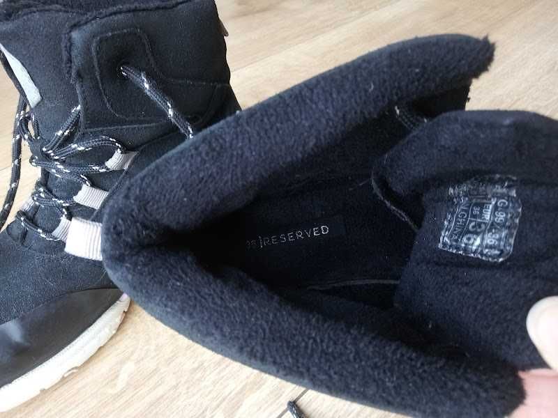 Kozaki, buty za kostkę, trapery dziewczęce Reserved 36