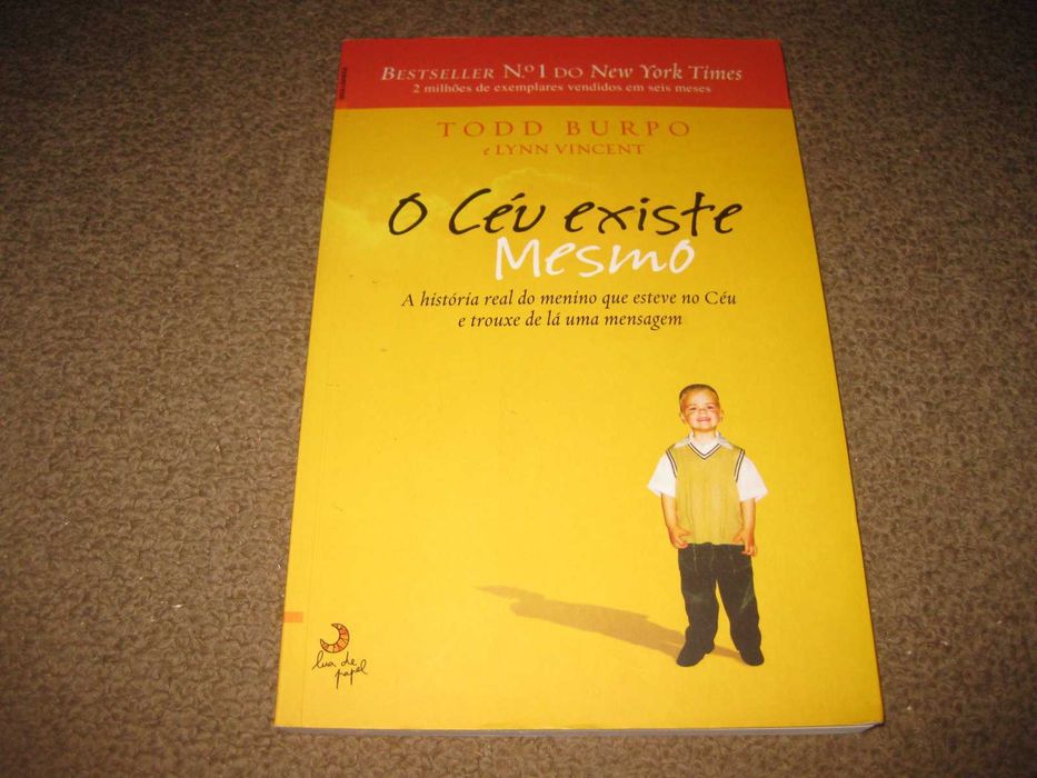 Livro "O Céu Existe Mesmo" de Todd Burpo e Lynn Vincent