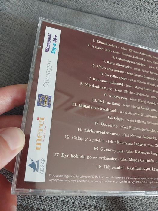 Klimakterium płyta CD