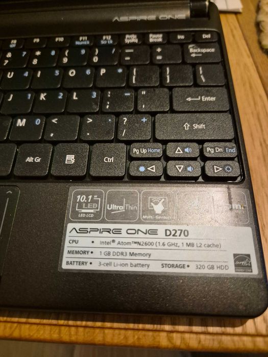 Notebook Acer Aspire One