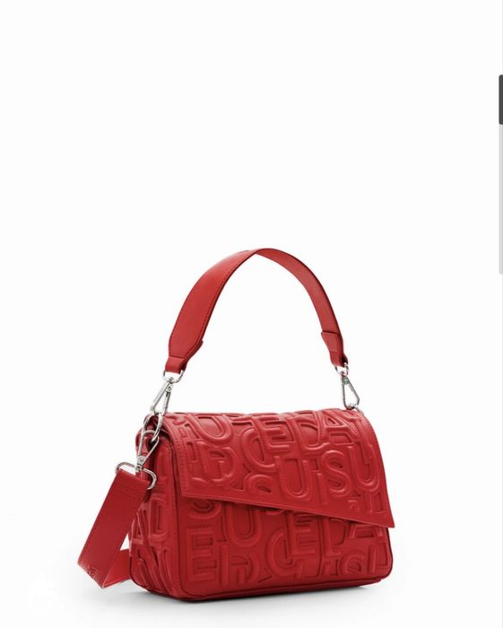Desigual сумка червоного кольору