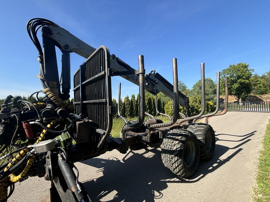 Przyczepa leśna kesla 12 ton