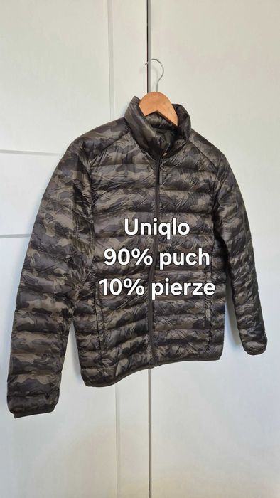 Puchowa kurtka Uniqlo rozm. S męska