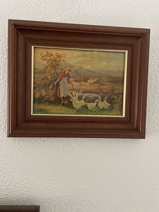 Conjunto - 4 Quadros Decorativos - Vintage