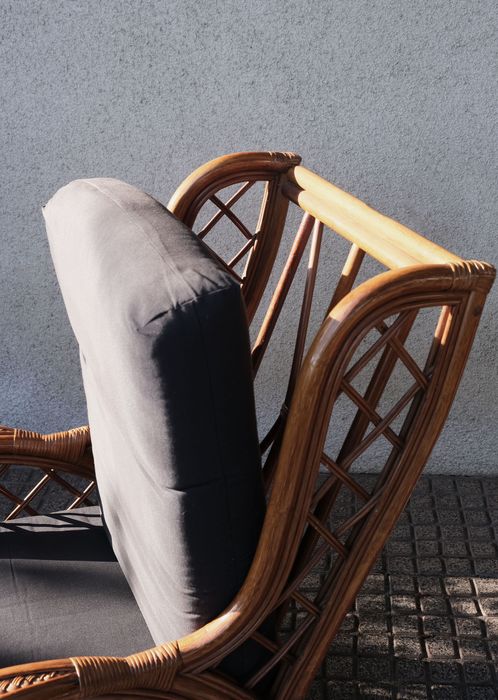 Conjunto de sofás em verga