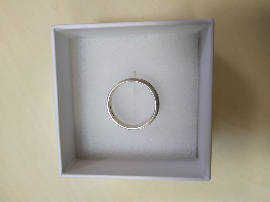 Каблучка срібна з золотою пластиною