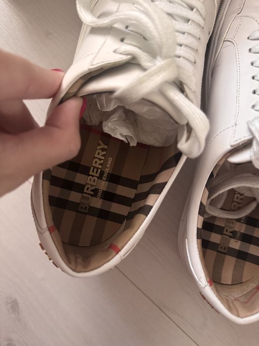 Кеди кросівки Burberry оригінал — zdjęcie 3