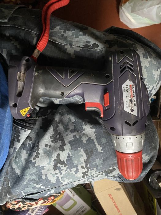 Шуруповёрт SPARKY BR 12E — на запчасти, без аккумулятора