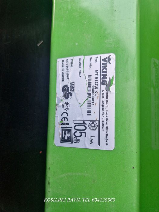 Kosiarka traktorek VIKING 19hp v2 kawasaki hydrostatic 127cm