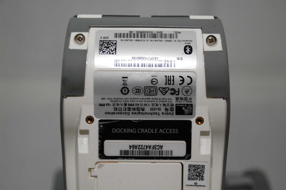 Zebra QLN220 мобільний принтер етикеток чеків WiFi/USB 48мм