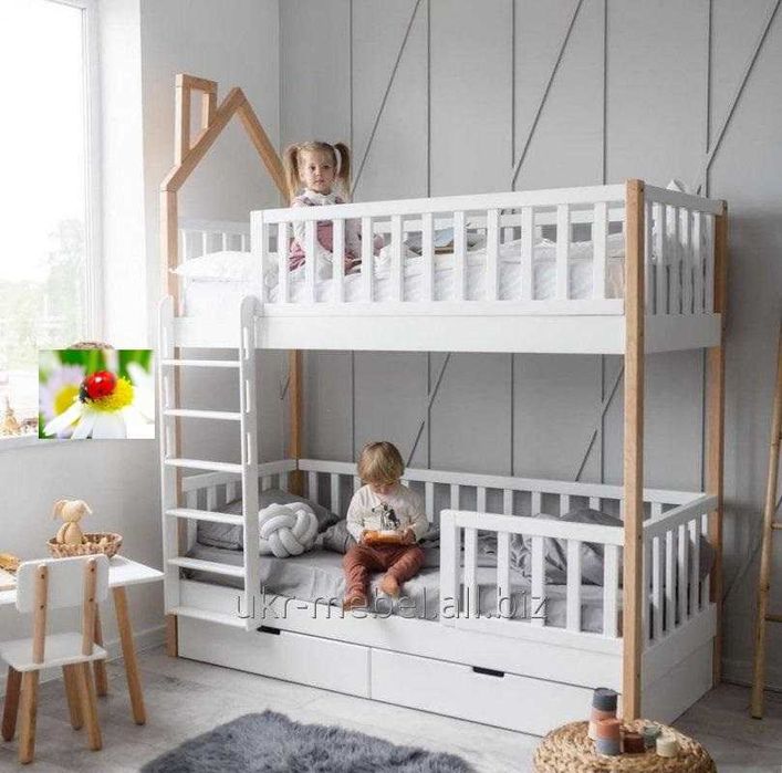 ліжко двохярусне сінді люкс