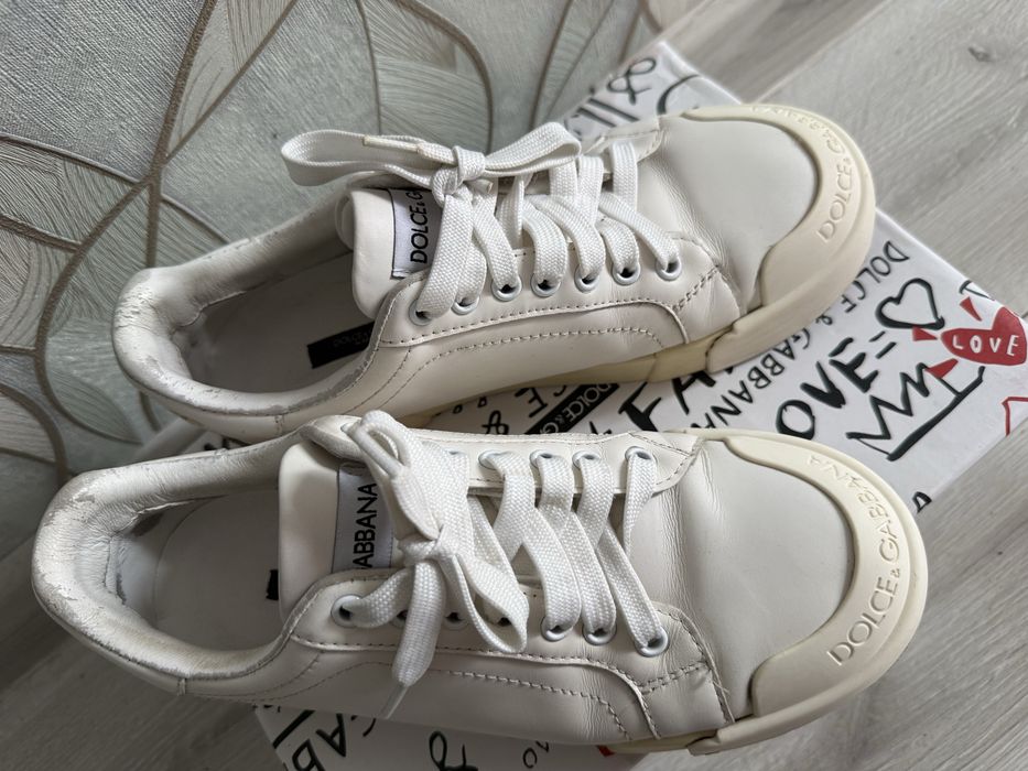 Кеди шкіряні Dolce&Gabana
