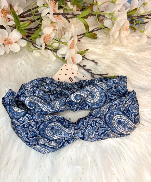 Opaski do włosów materiałowe mama córka