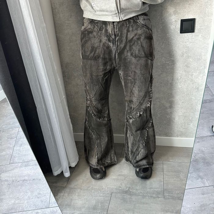 Flared archive opium jeans racer balenciaga джинси фларед кльош клеш