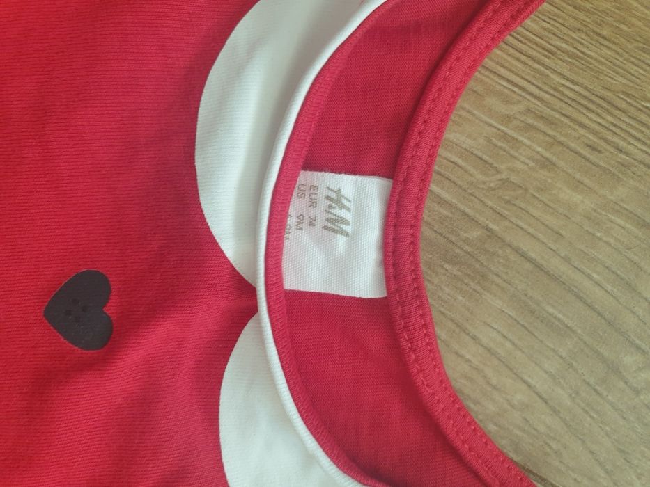 Sukienka Mikołajki H&M 74