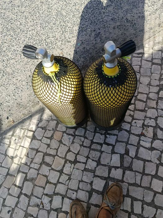 Garrafas de mergulho