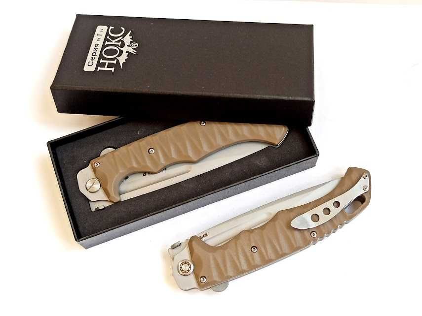 Ніж складний Нокс Кугуар Нож складной Кугуар Нокс сталь D2