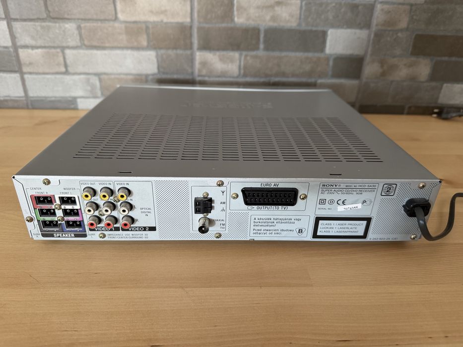 Home cinema Sony SA30