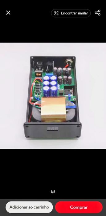 Fonte Linear Hi-Fi 50W Ultra-Low Noise (12V 3A)