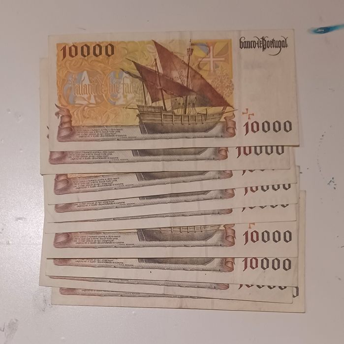 Notas 10000 escudos ch2, Infante D. Henrique.