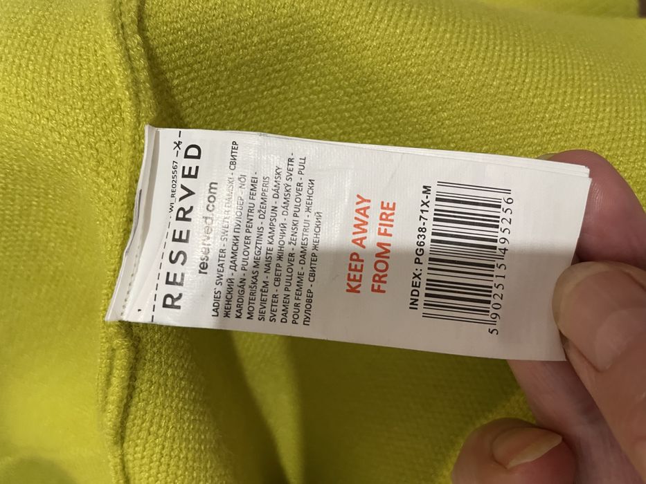 Kardigan , długi sweter Reserved s/M  wiscoza