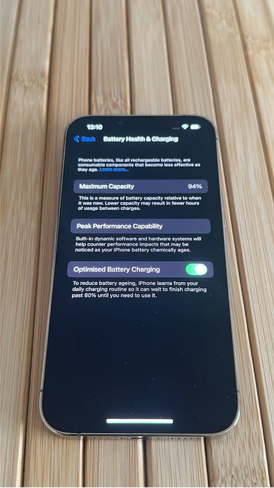 IPhone 13 Pro 128GB Gold . Bateria: 94%