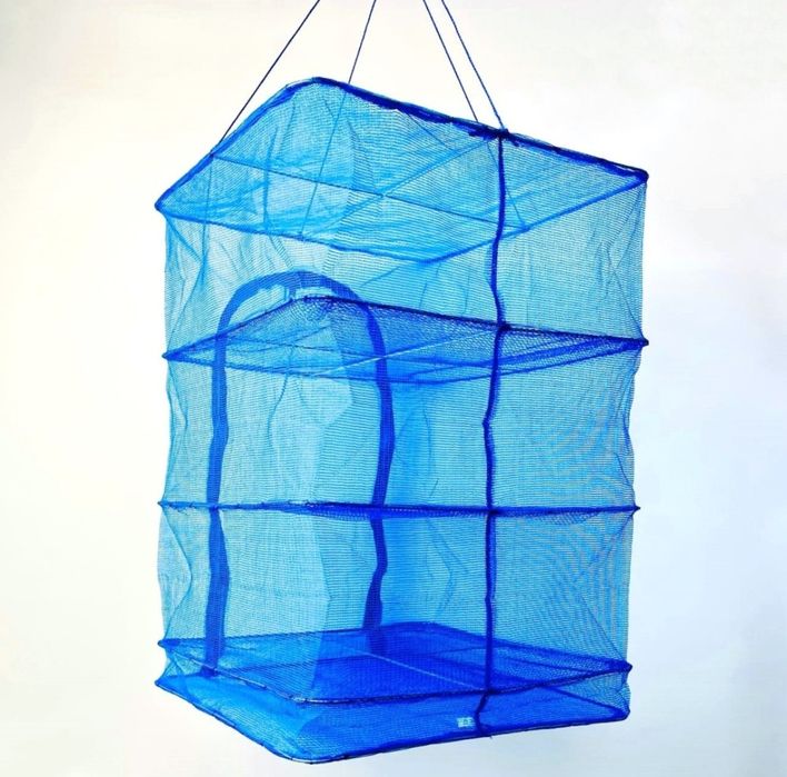 Сетка для сушки рыбы (фруктов и овощей)) Трехъярусная (65*45*45 см)