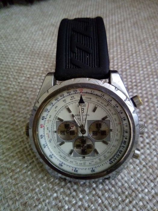 Чоловічий наручний годинник хронограф Breitling for Bentley 50 mm