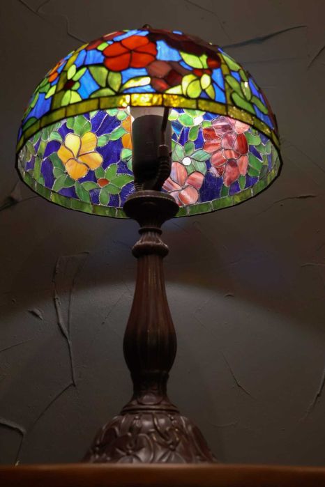 Lampa witrażowa Azalea 10"
