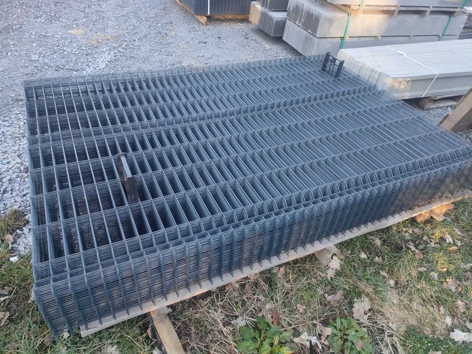 Panel ogrodzeniowy 173cm fi4 grafit