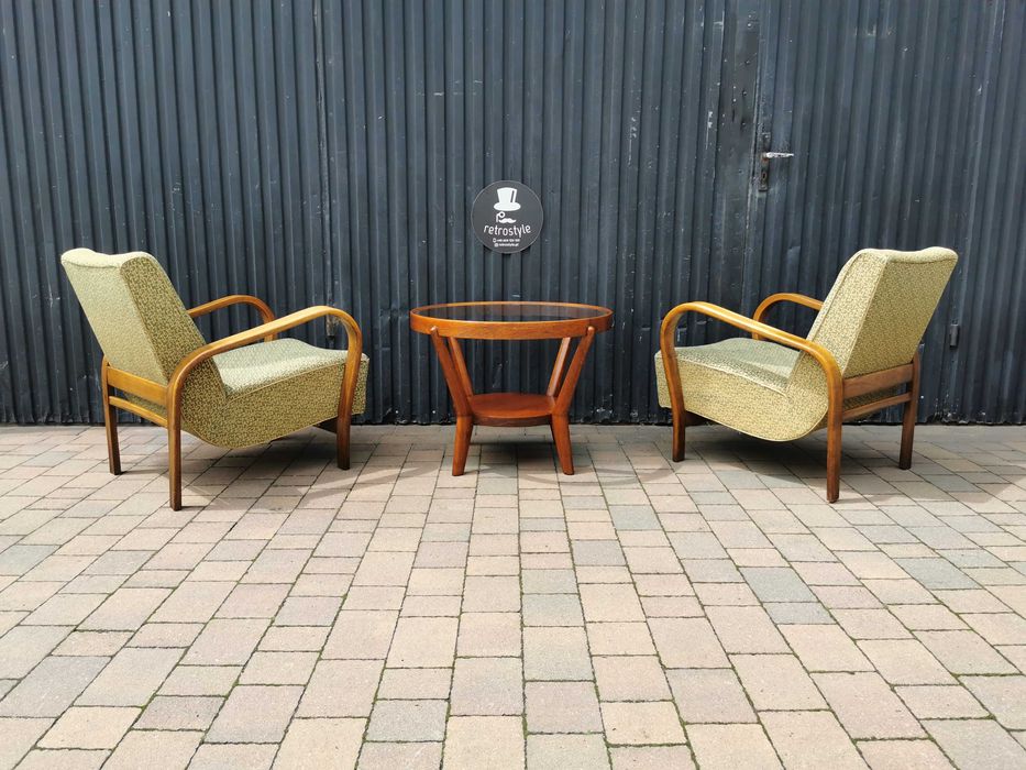 Zestaw ART DECO Kropáček & Koželka, Czechosłowacja '40-'60, Retro, PRL
