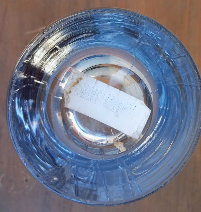 Vaso alto de cristal Transparente