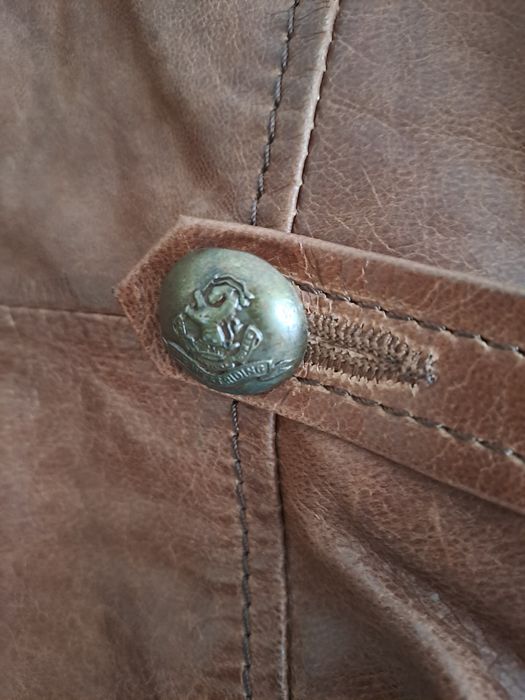 Casaco de couro vintage