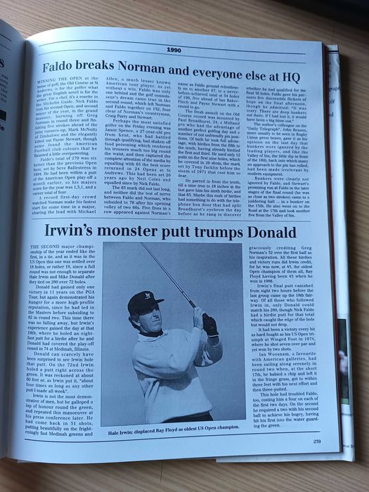 The daily telegraph GOLF Chronicle - Ted Barrett