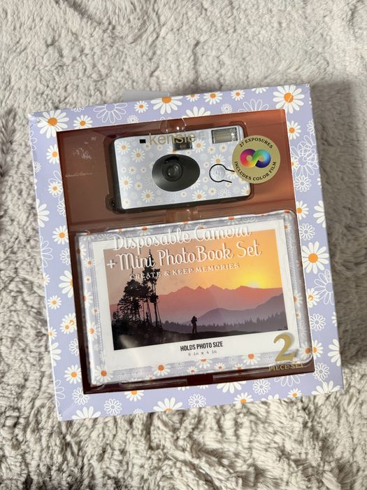Aparat jednorazowy + album na zdjęcia USA