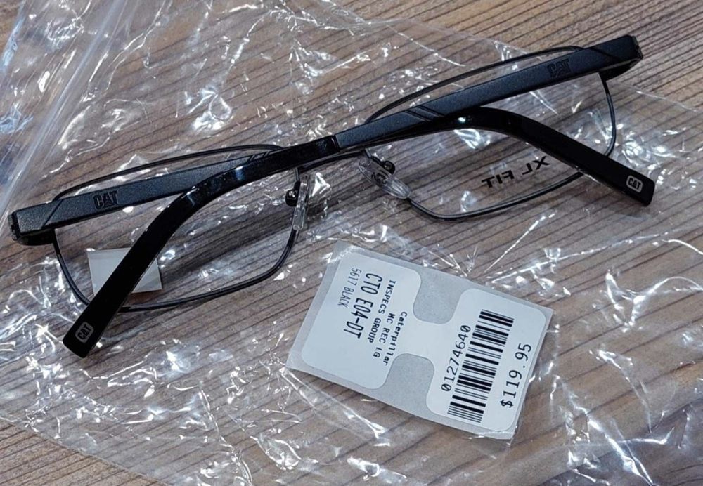 Чоловічі металеві оправи Caterpillar CTO-E04 BLK-DT  , розмір XXL
