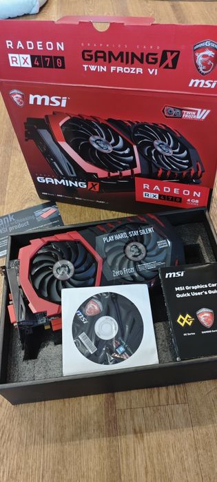 Видеокарта игровая MSI Radeon RX 470 GAMING X 4G