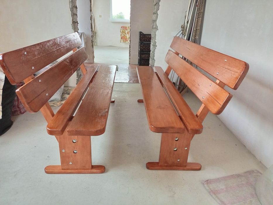 Деревянные лавочки, скамейки под заказ.