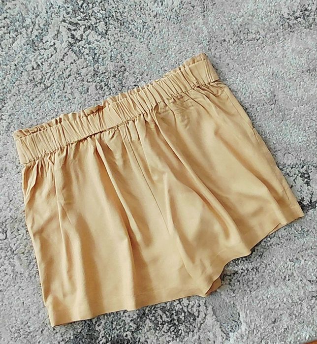 Primark extra wiskozowe krótkie Spodenki ciemny beż  roz. 40 _ L