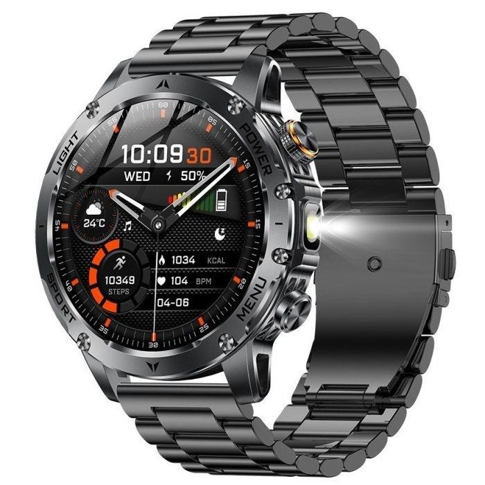 Розумний смарт годинник Smart Power Ultra Steel, 2 ремінці