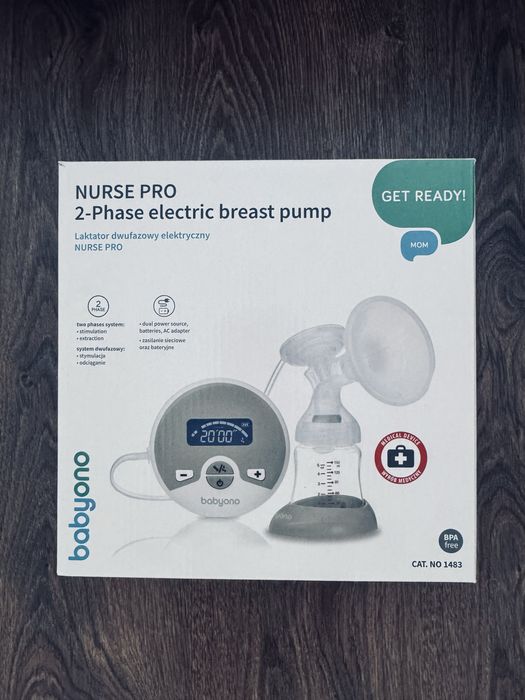 Молоковідсмоктувач електричний двофазний BabyOno NURSE PRO